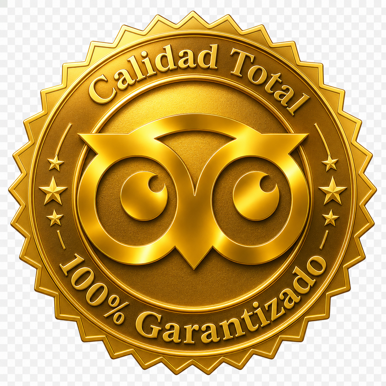 Sello Calidad Total, 100% garantizado